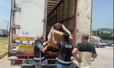 Körfez'de büyük kaçakçılık operasyonu: 1 milyon 540 bin makaron ele geçirildi #kocaeli