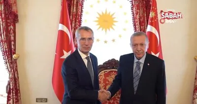 Başkan Erdoğan NATO Genel Sekreteri Stoltenberg’i kabul etti | Video