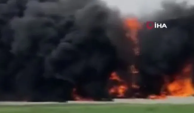 Ankara'da korkutan yangın! Çok sayıda ekip sevk edildi - Resim : 1