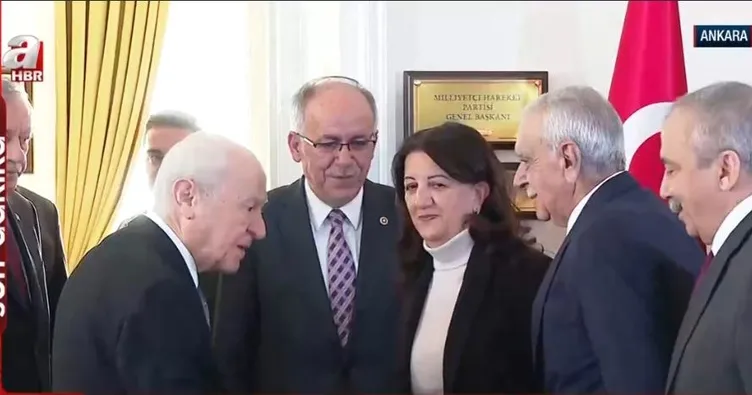 SON DAKİKA! DEM Parti heyeti MHP Genel Başkanı Devlet Bahçeli ile görüşüyor