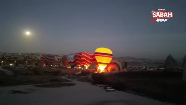 Kapadokya'da gökyüzünde Cumhuriyet coşkusu | Video