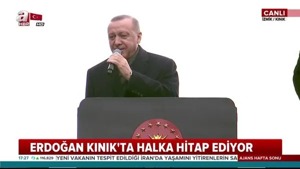 Başkan Erdoğan'dan İzmir'de önemli açıklamalar | Video