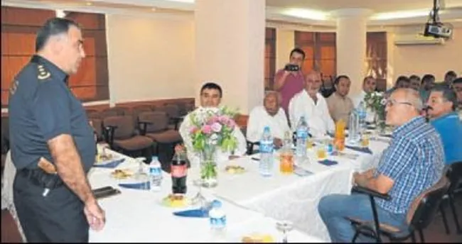 Alanya polisi ile muhtarlar el ele