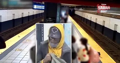 Brooklyn’de tren bekleyen yolcuyu raylara itti | Video