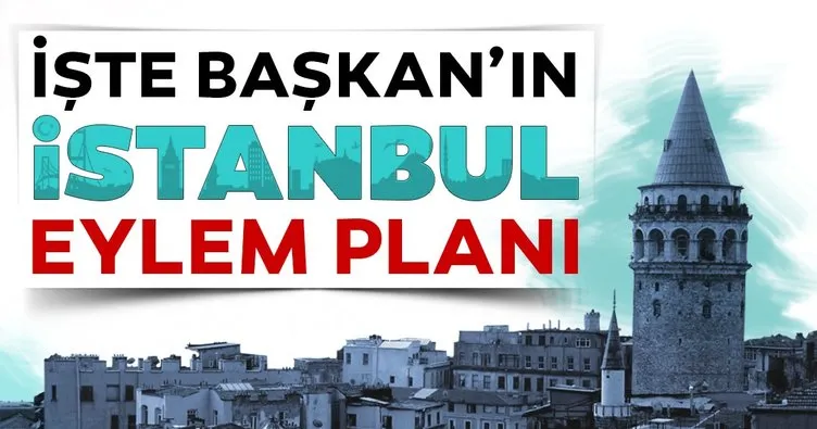 İşte Başkan’ın İstanbul eylem planı