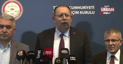 YSK Başkanı Ahmet Yener: Kesin sonuçlar Resmi Gazeteye gönderildi | Video