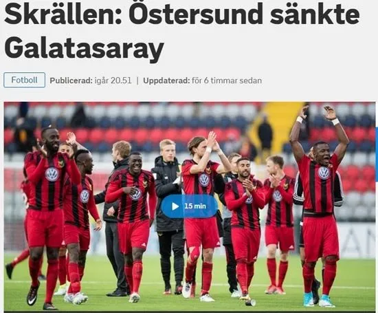 İsveç basını Galatasaray’la alay etti: Cehenneme hoş geldiniz...