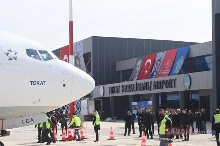 Başkan Erdoğan Tokat Yeni Havalimanı’nı hizmete açtı: 5 yıl aradan sonra ilk uçak indi!