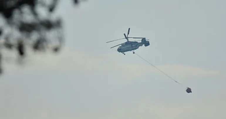 Son dakika: Çanakkale'deki yangına gün ağarınca havadan müdahale başladı!