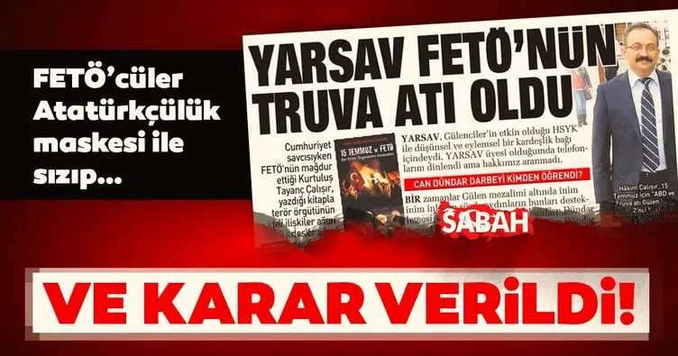 FETÖ davasında kritik karar: YARSAV eski başkan yardımcısı ve Danıştay üyesi Aydın’a 10 yıl!
