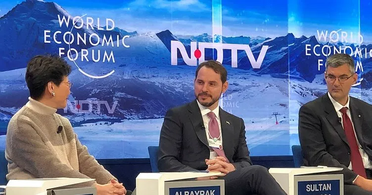 Bakan Albayrak Davos’ta şirket CEO’larıyla görüştü