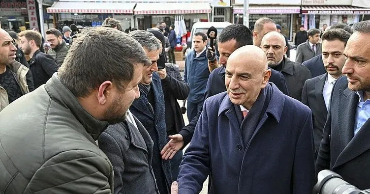 Cumhur İttifakı’nın Ankara Büyükşehir Belediye başkan adayı Altınok esnafı ziyareti etti