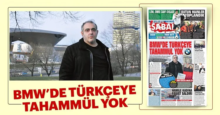 BMW’de Türkçeye tahammül yok