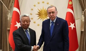 Başkan Erdoğan, Asya Altyapı Yatırım Bankası Başkanı Jin’i kabul etti
