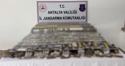 Antalya’da kaçak sigara operasyonu: Piyasa değeri 630 bin lira!