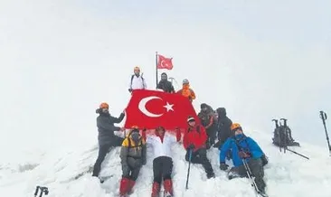 Teşekkür için zirveye çıktılar