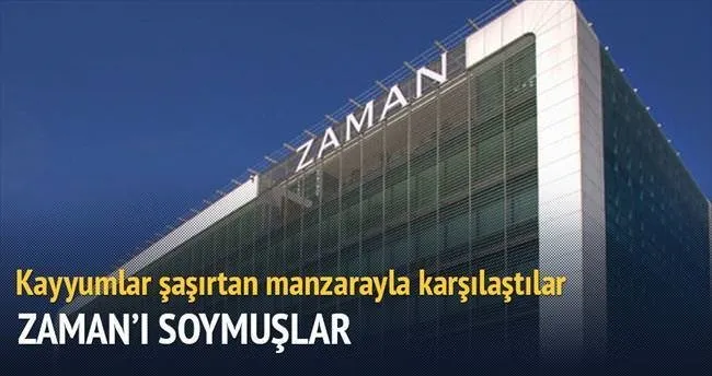 Zaman’ı soydular