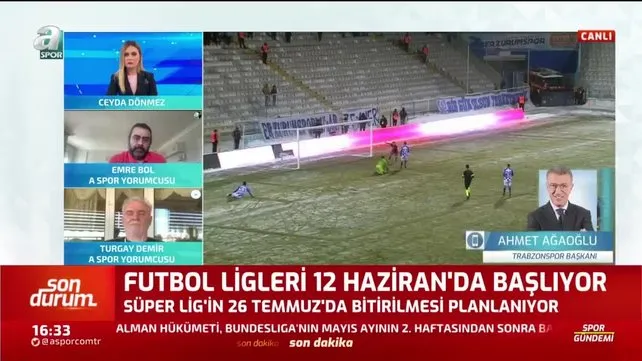 Trabzonspor Başkanı Ahmet Ağaoğlu TFF'nin Süper Lig kararını değerlendirdi!