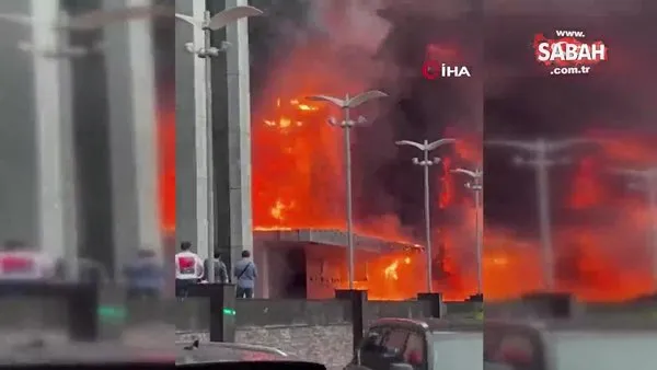 Moskova'da dev yangın | Video