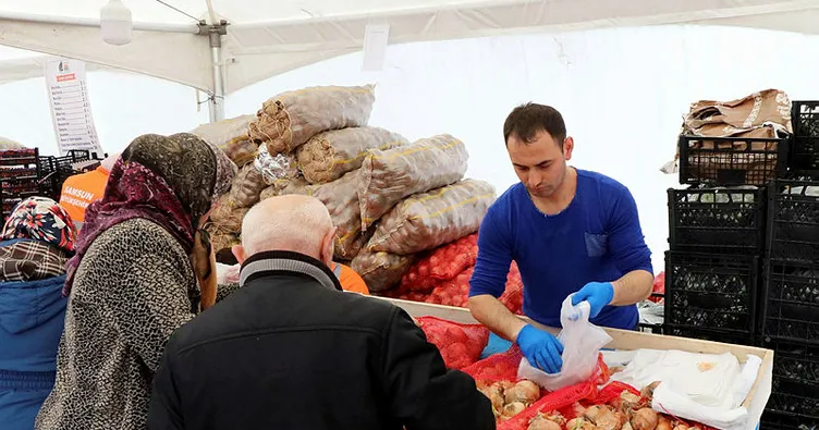 Trabzon’da tanzim satış noktası açıldı