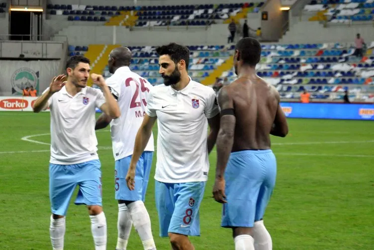 Kayserispor Trabzonspor maçından kareler