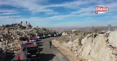 Off-road pilotları terörden temizlenen Gabar Dağı’nda Türk bayrağı açtı