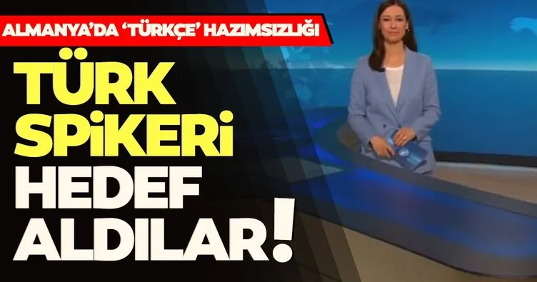 Almanya’da Türkçe hazımsızlığı: Türk spiker Pınar Atalay’ı hedef aldılar...