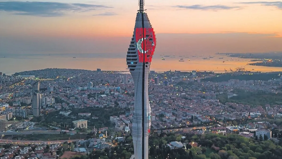 Çamlıca Kulesi 5 yılda 2.8 milyon ziyaretçi ağırladı