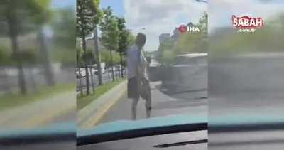 Trafikteki yol verme kavgası kamerada | Video