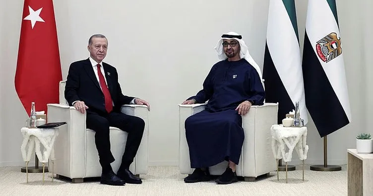 Başkan Erdoğan, Al Nahyan ile bir araya geldi