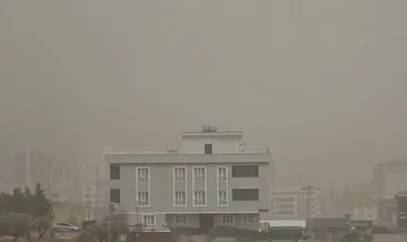 Kilis’te Suriye’den gelen toz bulutu hayatı olumsuz etkiliyor #kilis