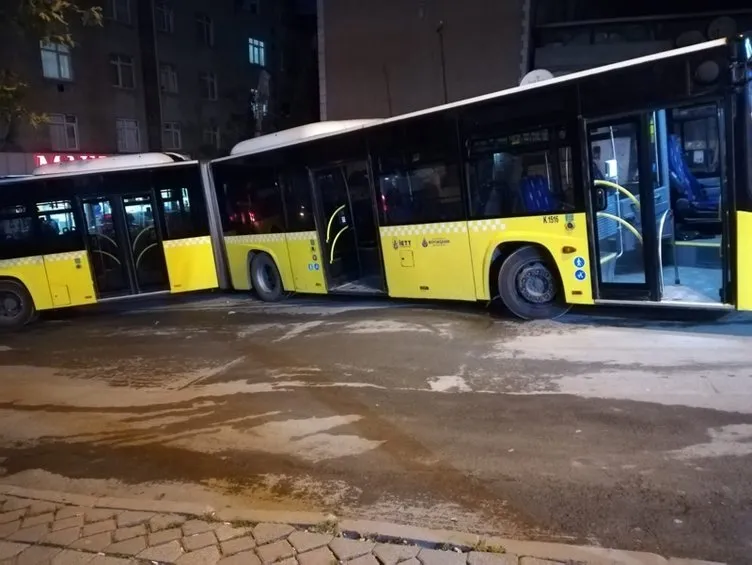 İstanbul’da İETT otobüsü ortadan ayrıldı: Facianın eşiğinden dönüldü