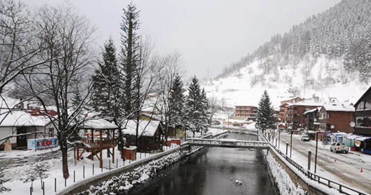 Uzungöl kar ile bir başka güzel