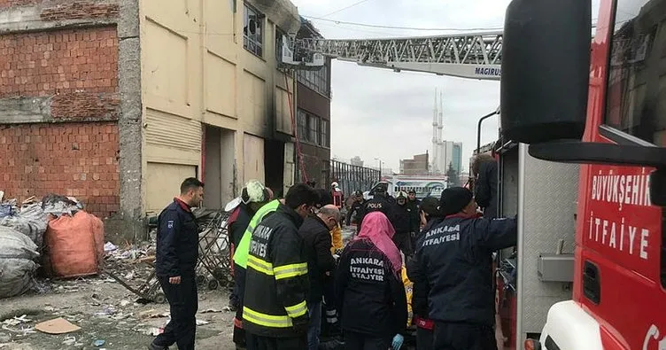 Ankara’da 3 katlı metruk binada yangın: 5 ölü