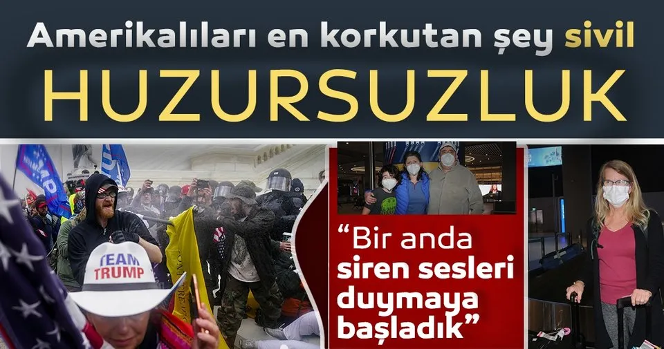washington dan gelen yolcular