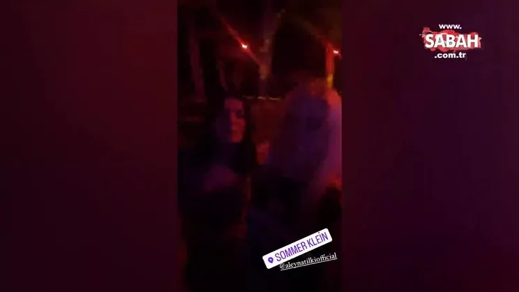 Havva Öztel Aleyna Tilki ve eski eşiyle tatilde! Gündüz teknede, gece kulüpte | Video