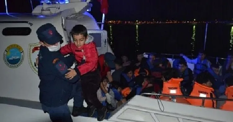 Ayvalık’ta 31 göçmen yakalandı