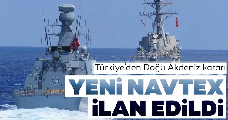 Son dakika haberleri: Türkiye’den Doğu Akdeniz’de yeni Navtex ilanı!