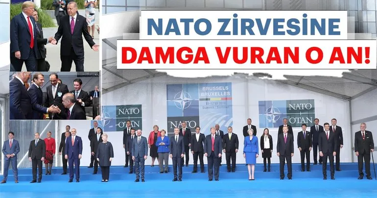 Başkan Erdoğanın da katıldığı NATO zirvesinden ilk kareler...