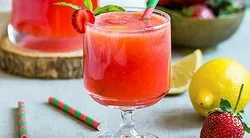 Buz gibi serin; Çilekli limonata tarifi