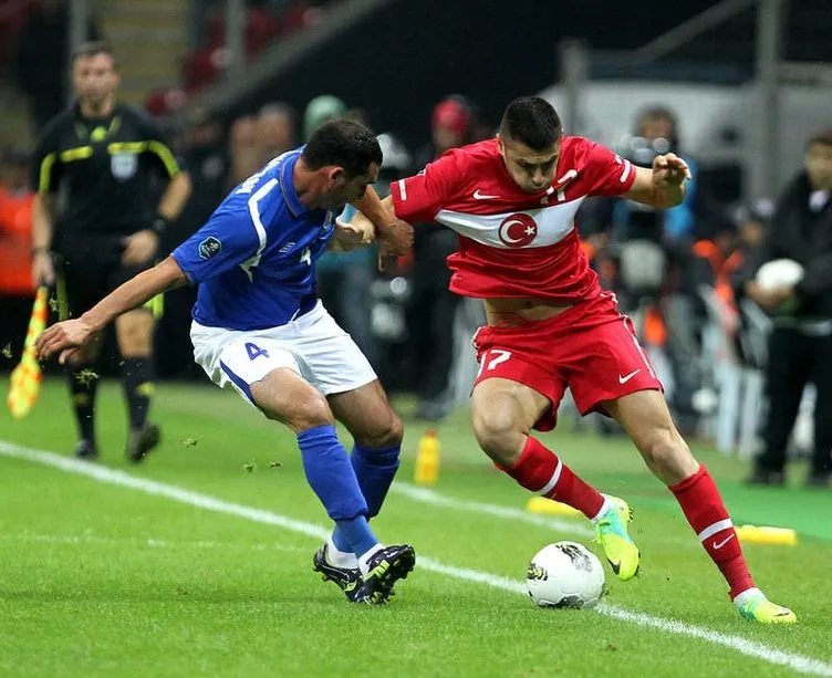 Türkiye - Azerbaycan maçından kareler