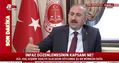 Adalet Bakanı Gül’den canlı yayında flaş ceza infaz yasası açıklaması | Video