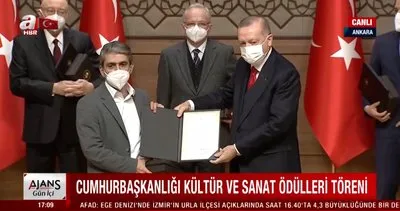Cumhurbaşkanı Erdoğan Cumhurbaşkanlığı Kültür ve Sanat Ödülleri’ni takdim etti | Video
