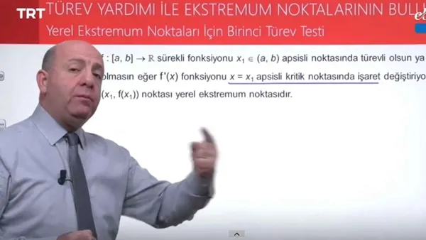 Eba Tv 12 Sinif Matematik Konu Turevin Uygulamalari Videosunu
