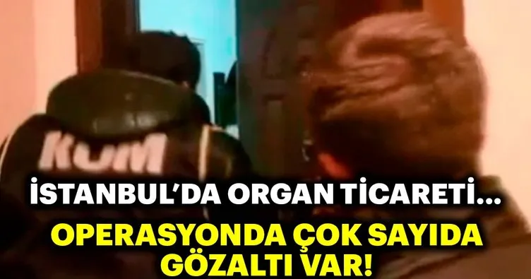 İstanbul’da organ ticareti operasyonu