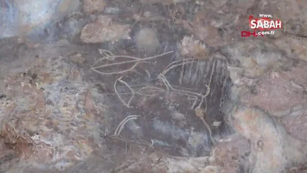 Mersin'de mağarada 8 bin yıllık kaya resimleri bulundu