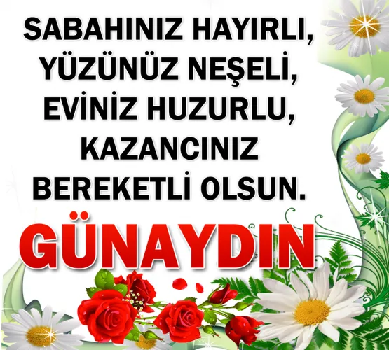 En güzel Günaydın mesajları (Sevgiliye Günaydın mesajları)