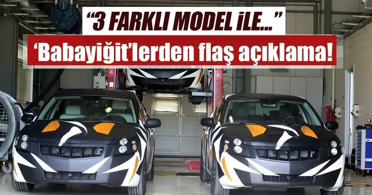 Yerli otomobil 3 farklı model ile piyasaya çıkacak