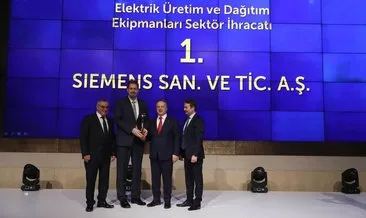 Siemens Türkiye 2018’de en çok ihracat yapan firma oldu