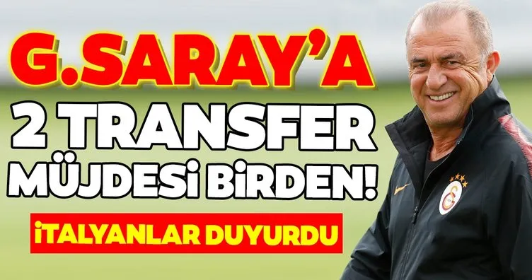 Galatasaray’da son dakika: Transferde iki müjde birden!